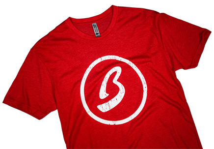 Red Circle B Tee