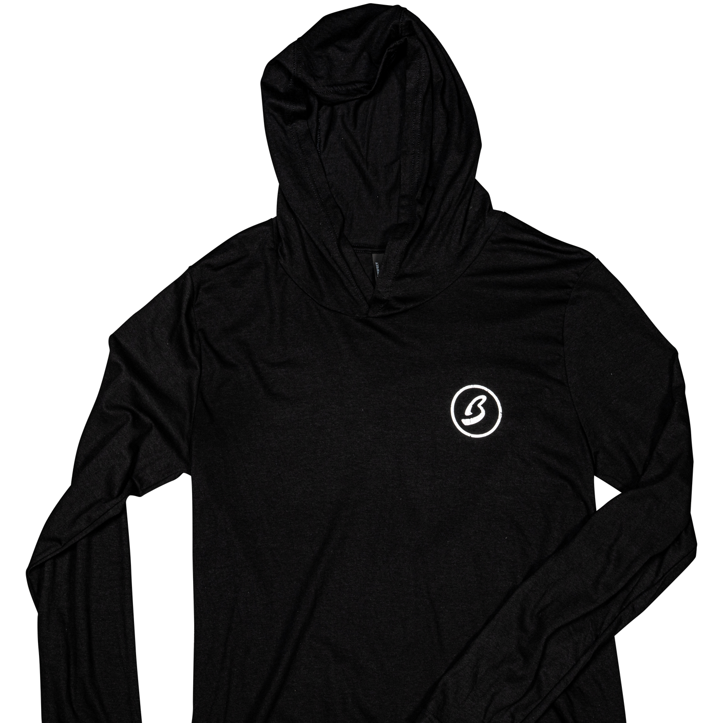 Lightweight Circle B Black Hoodie