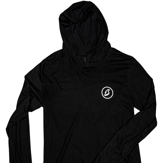 Lightweight Circle B Black Hoodie