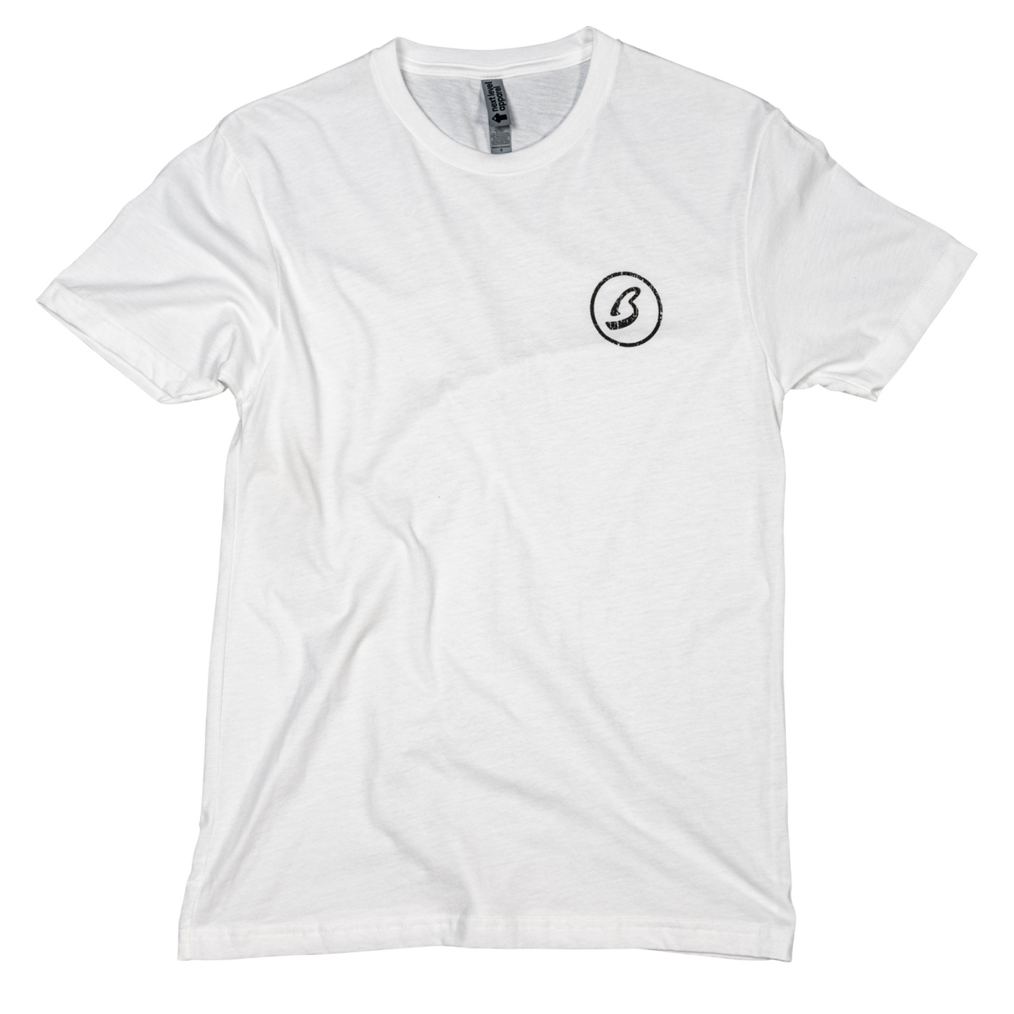 Small Circle B Tee - White