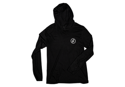 Lightweight Circle B Black Hoodie