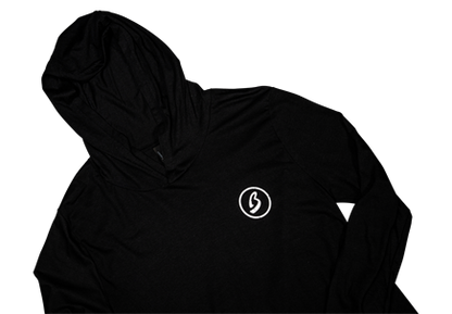 Lightweight Circle B Black Hoodie