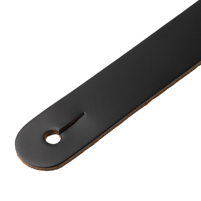 3" Wide Black Guitar Strap